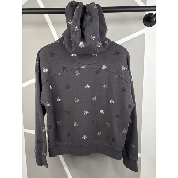 FIGS Grey Cotton Hoodie Embroidered Caduceus AOP Women’s M Medical Nurse Doctor - Picture 2 of 16